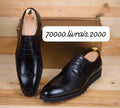Soulier matière en cuir semelle gomme
