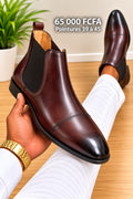 Soulier matière en cuir