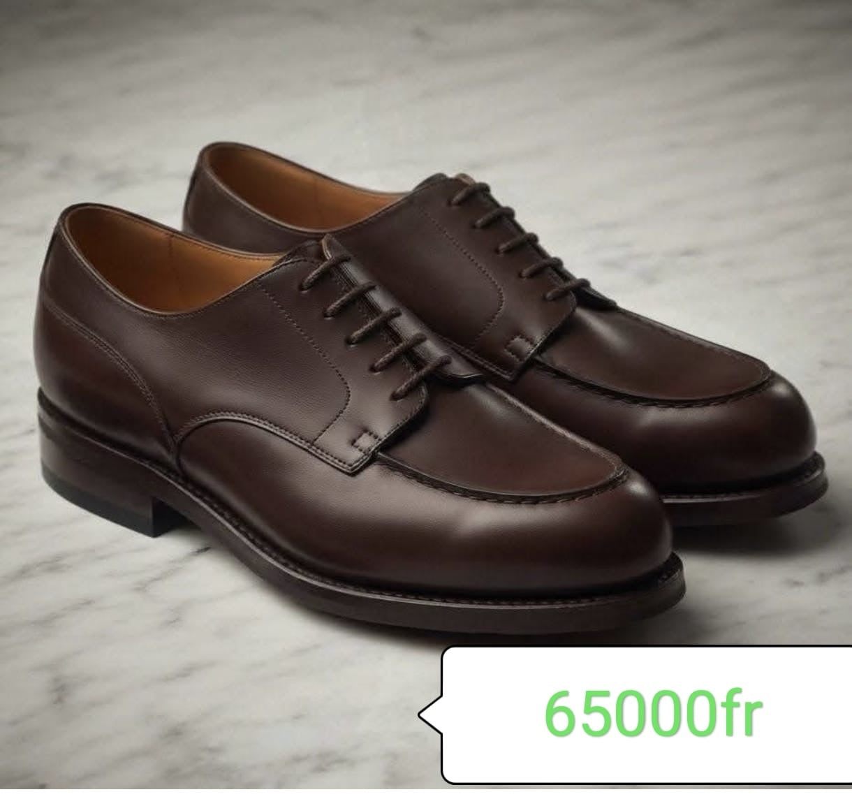 Soulier matière en cuir