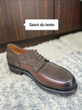 Mocassin matière en cuir