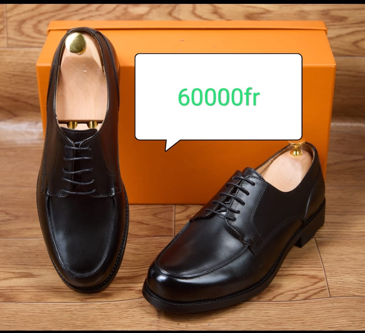 Soulier matière en cuir