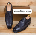 Soulier matière en cuir semelle gomme