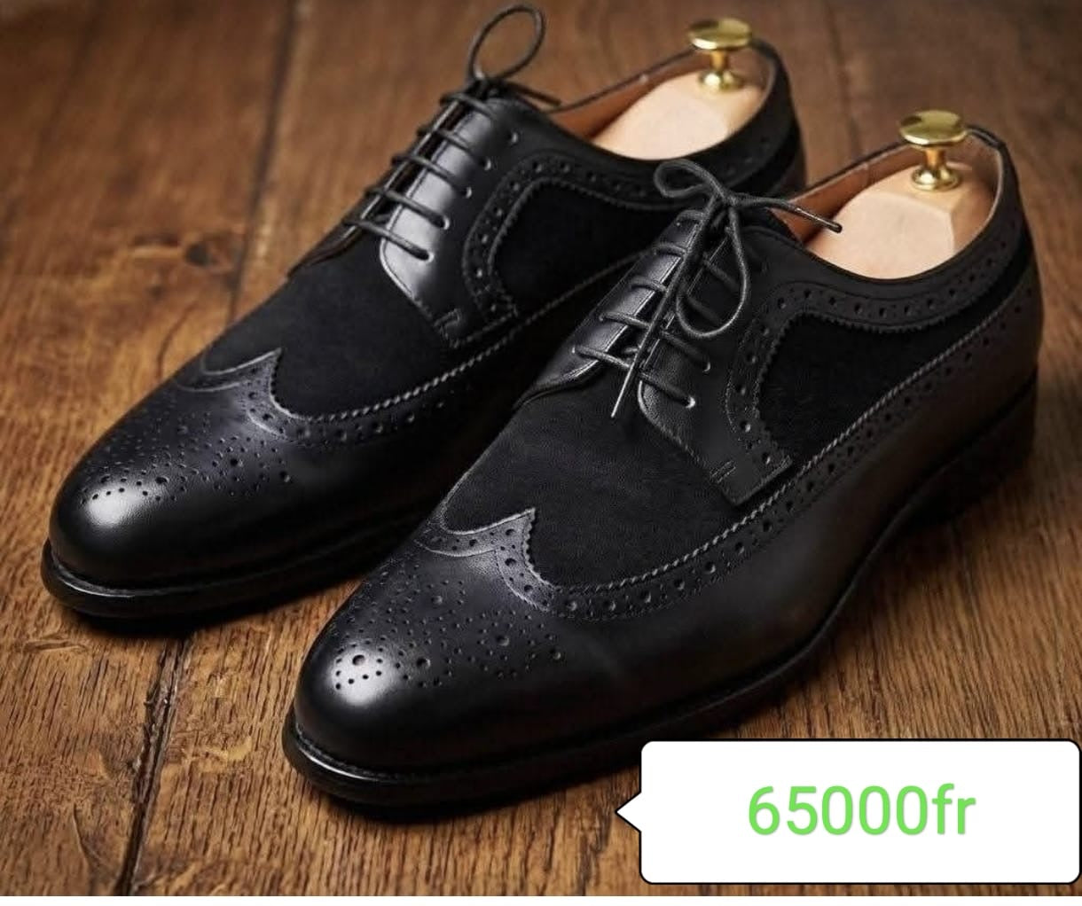 Soulier matière en cuir