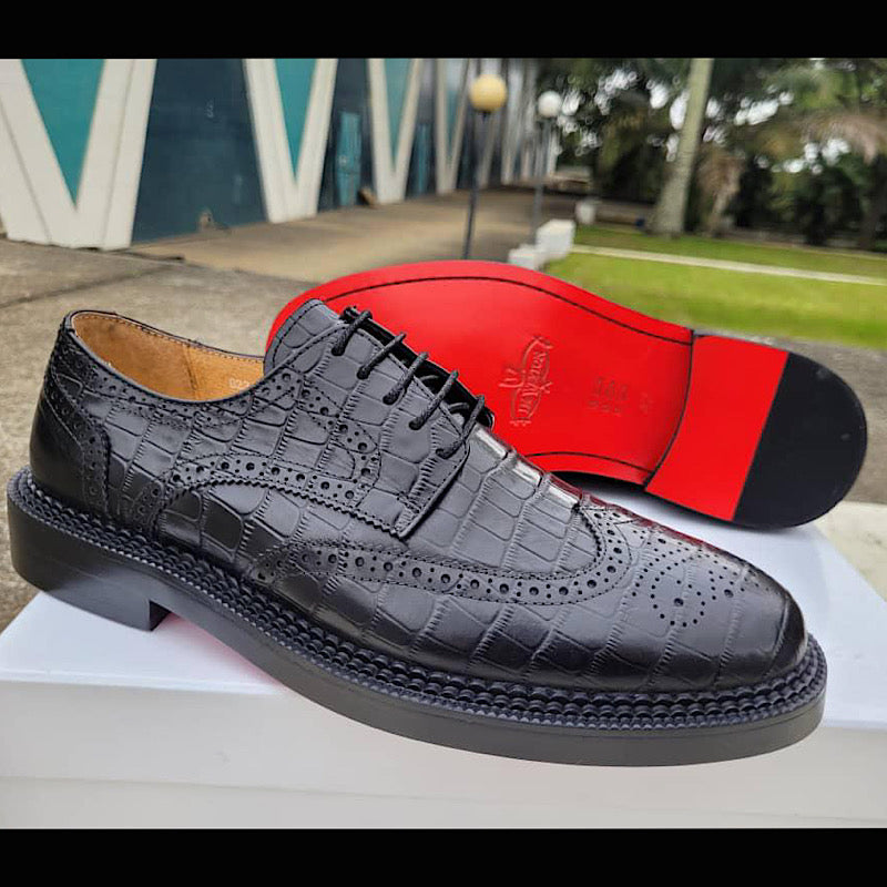 Soulier matière en cuir