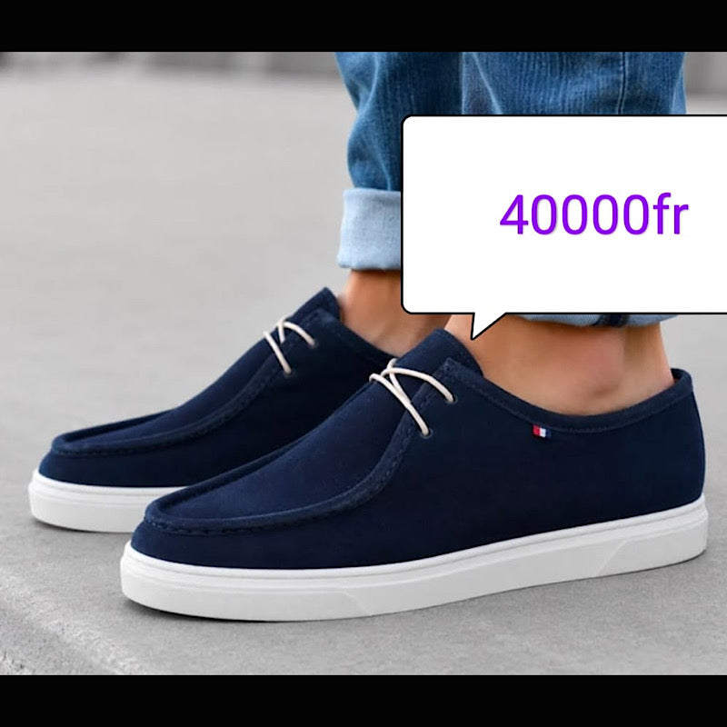 Sneakers matière dind semelle gomme