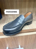 Mocassin matière en cuir