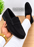 Mocassin F&_G-MO matière daim
