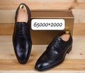 Soulier matière en cuir semelle gomme