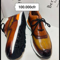 B£ERLUTI Matières cuir semelles gomme