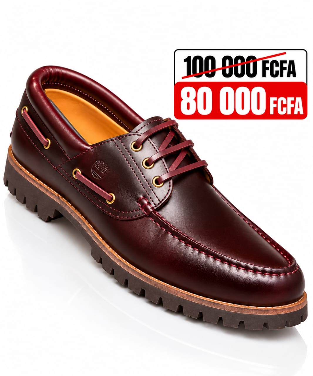 Timberland matière cuir