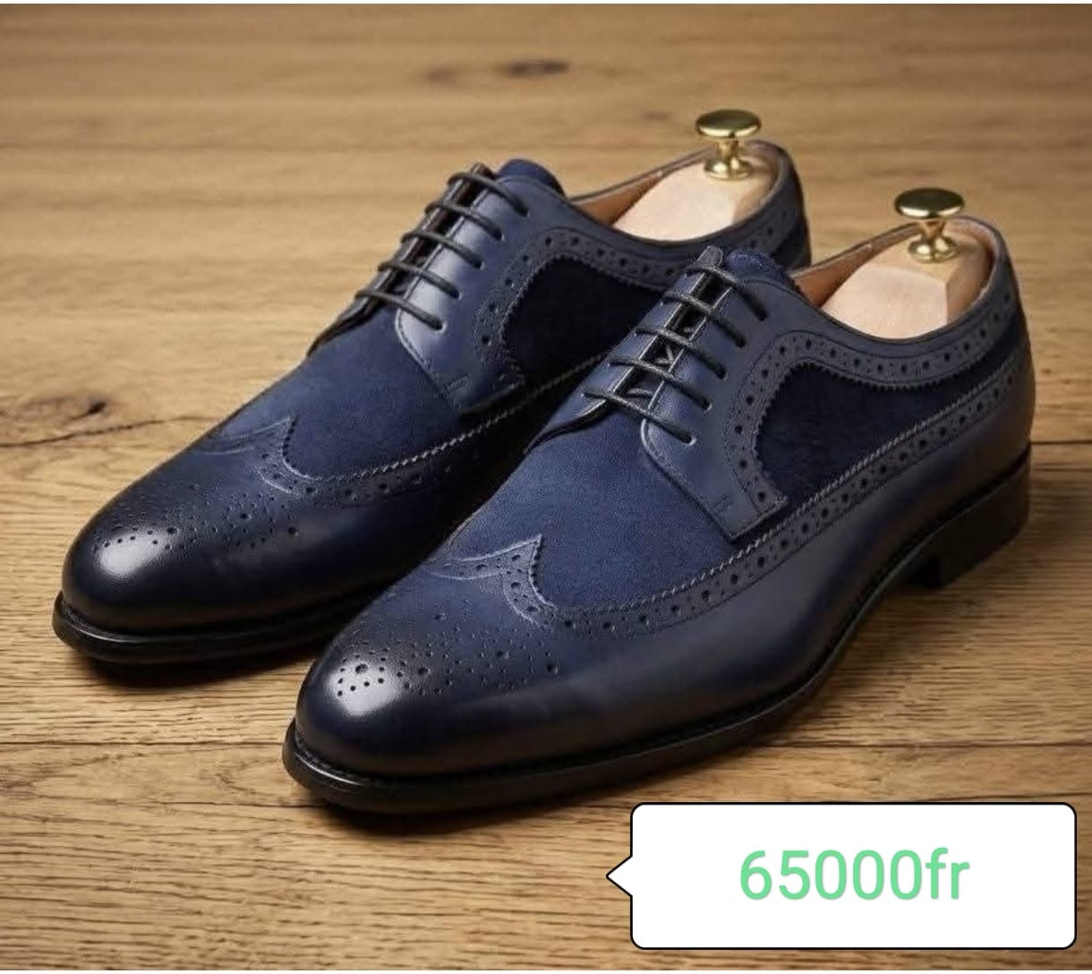 Soulier matière en cuir