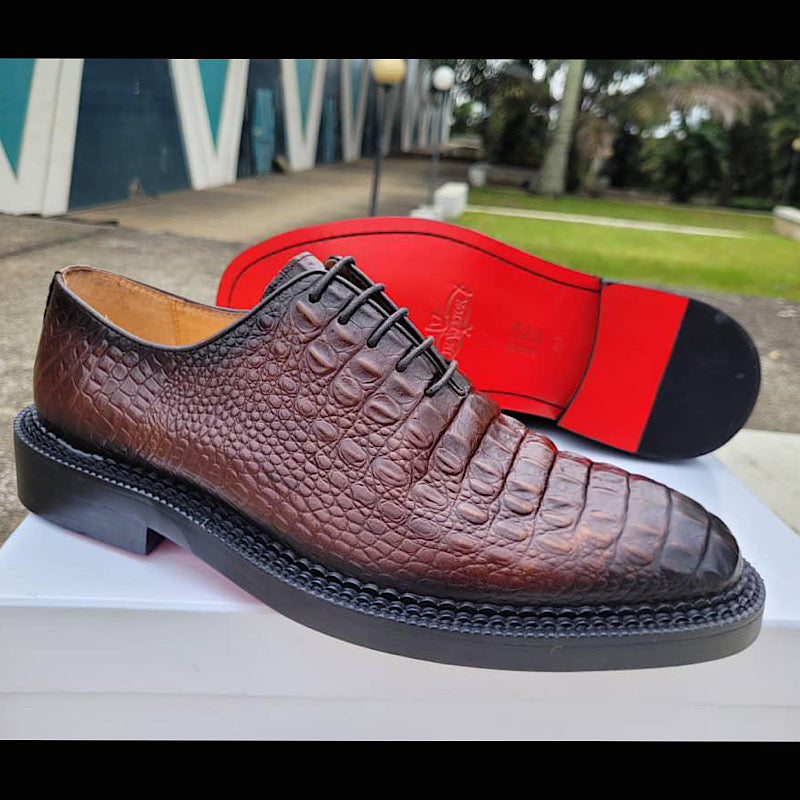 Soulier matière en cuir