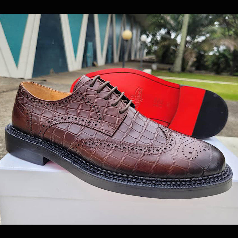 Soulier matière en cuir
