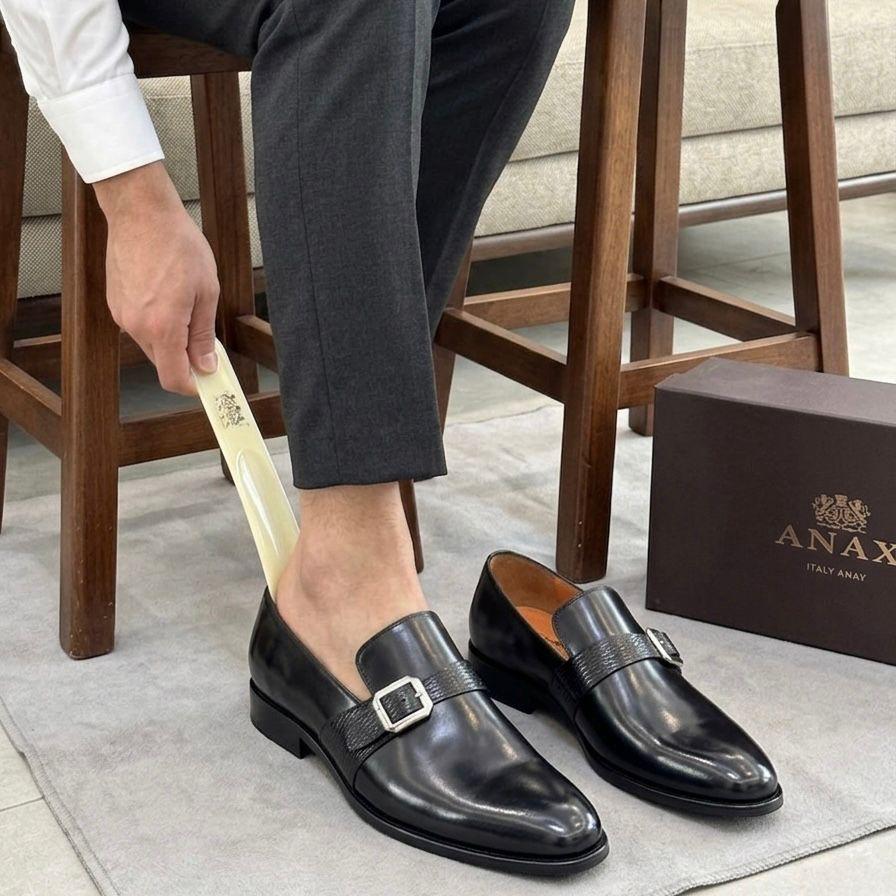ANAX Lamarque Italienne matière cuir