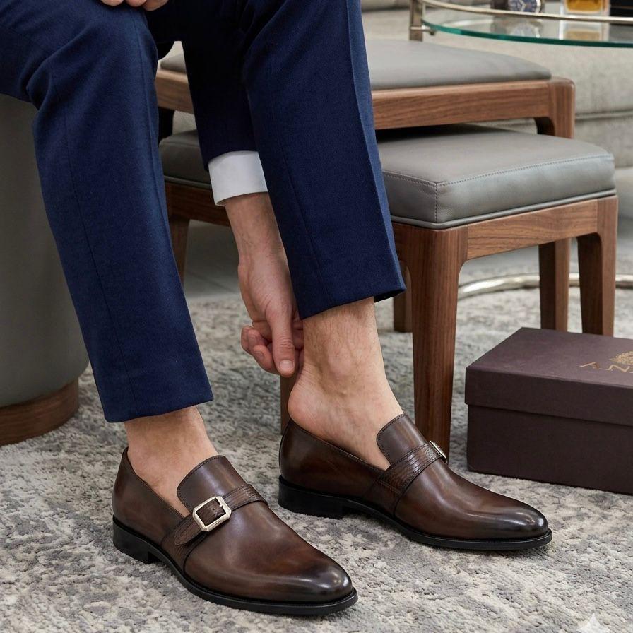 ANAX Lamarque Italienne matière cuir