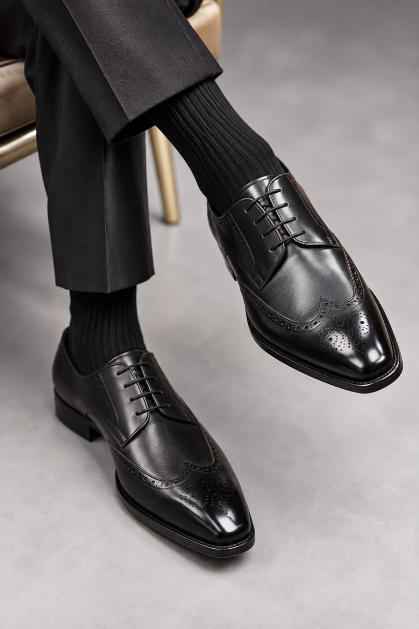 Soulier italien matière cuir