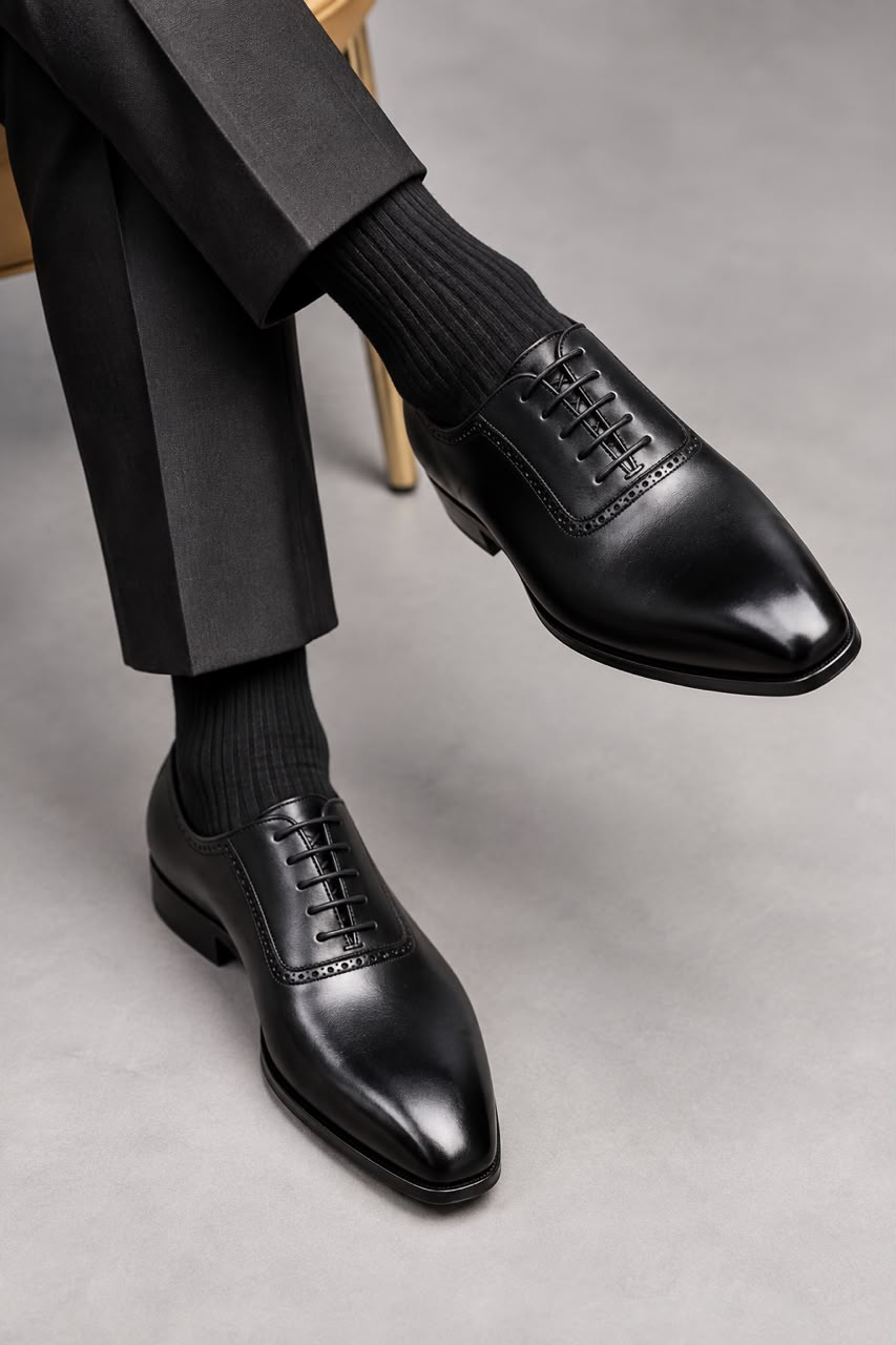 soulier italien matière cuir
