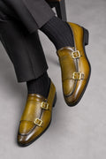 SOULiER en boucle matière cuir