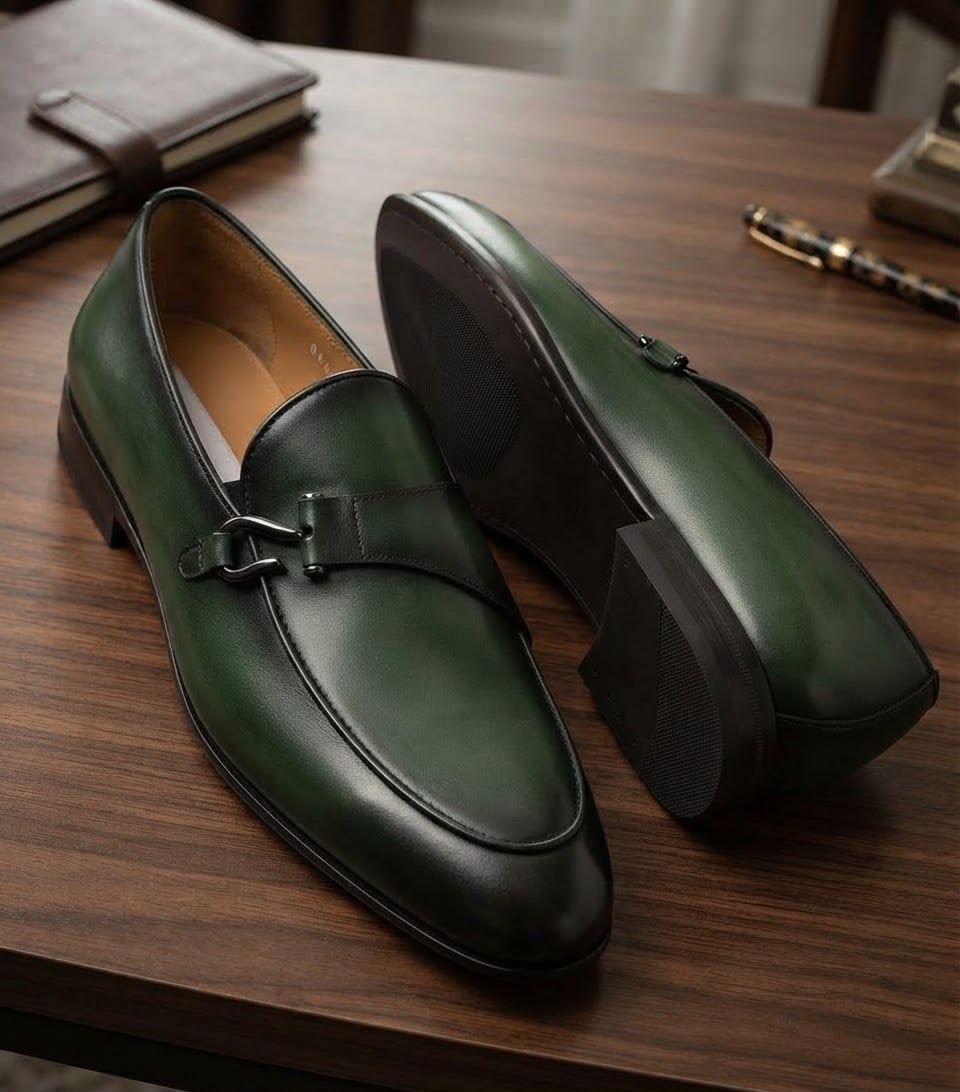 Soulier italien matière cuir