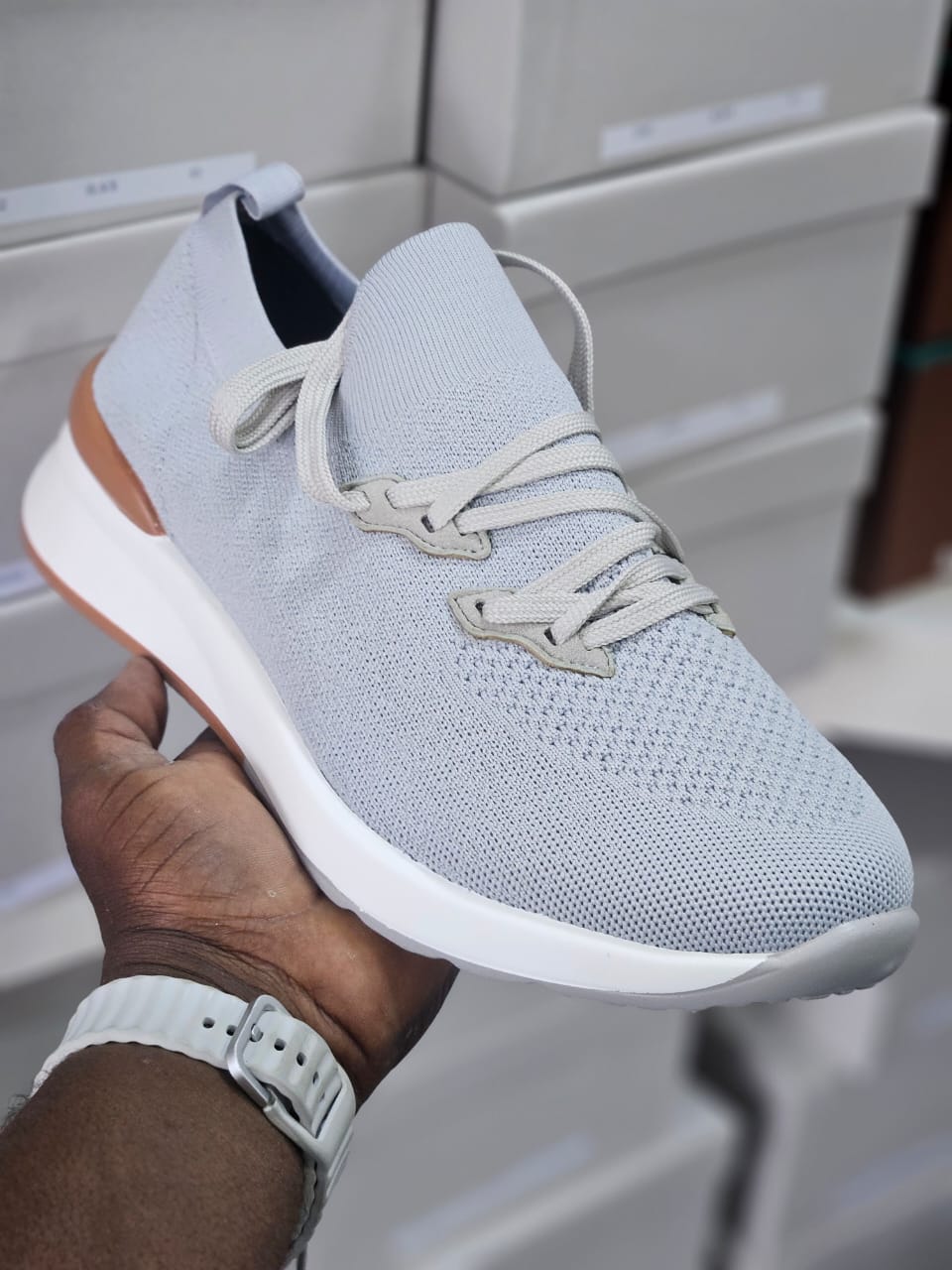 KNT Gris Clair Sneaker