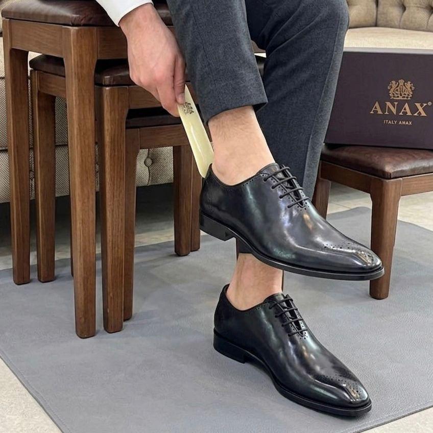 ANAX Lamarque Italienne matière cuir