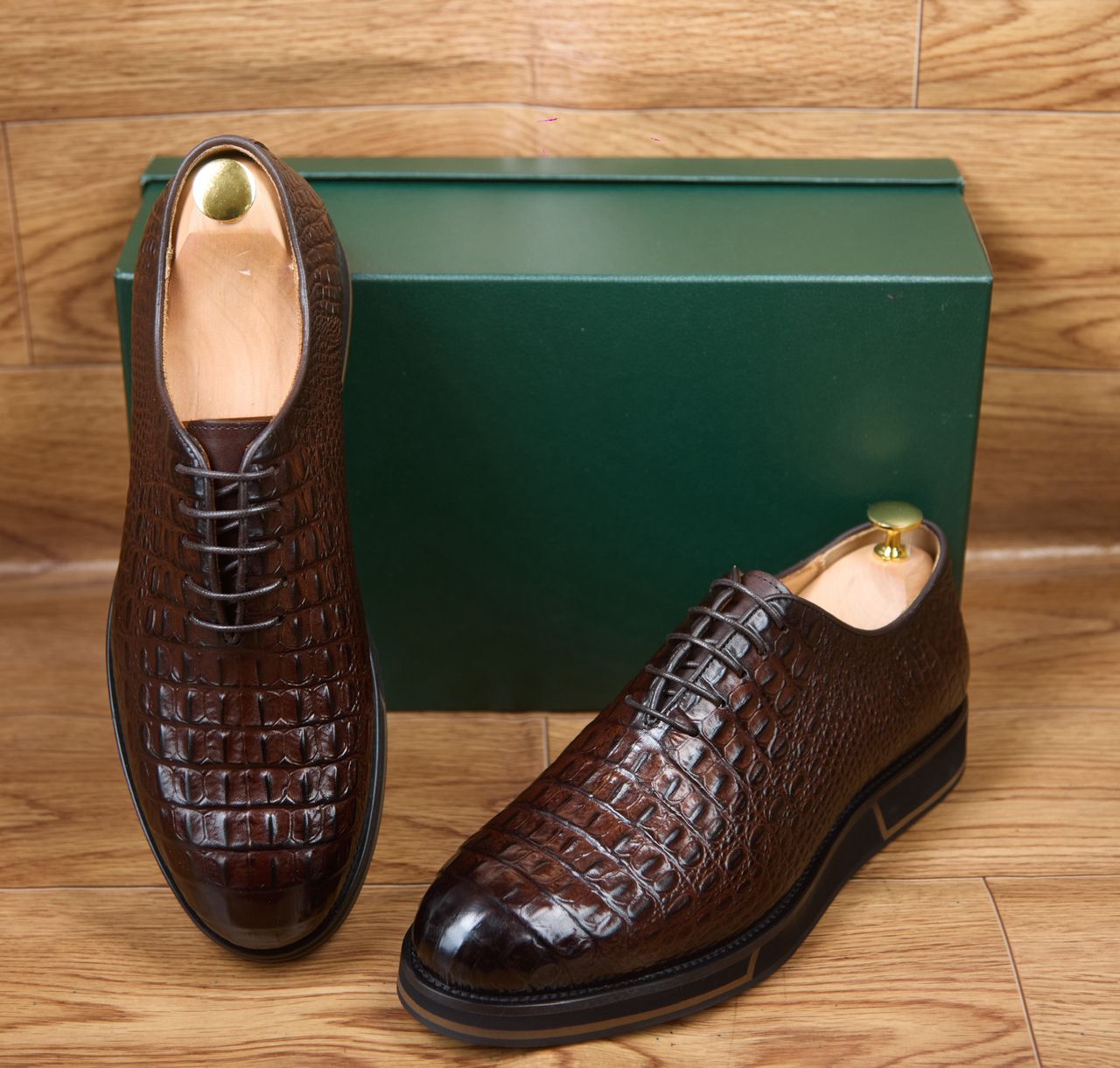 SOULiER en cuir semelle gomme