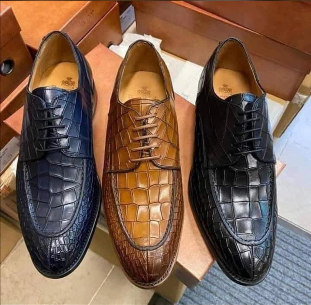 Soulier matière cuir semelle en cuir