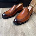 SOULiER en cuir semelle gomme
