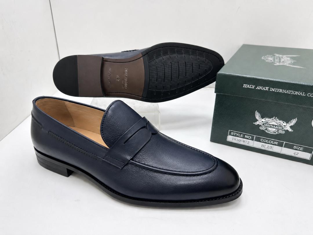 MOCASSINS Italie Lamarque Anax matière cuir