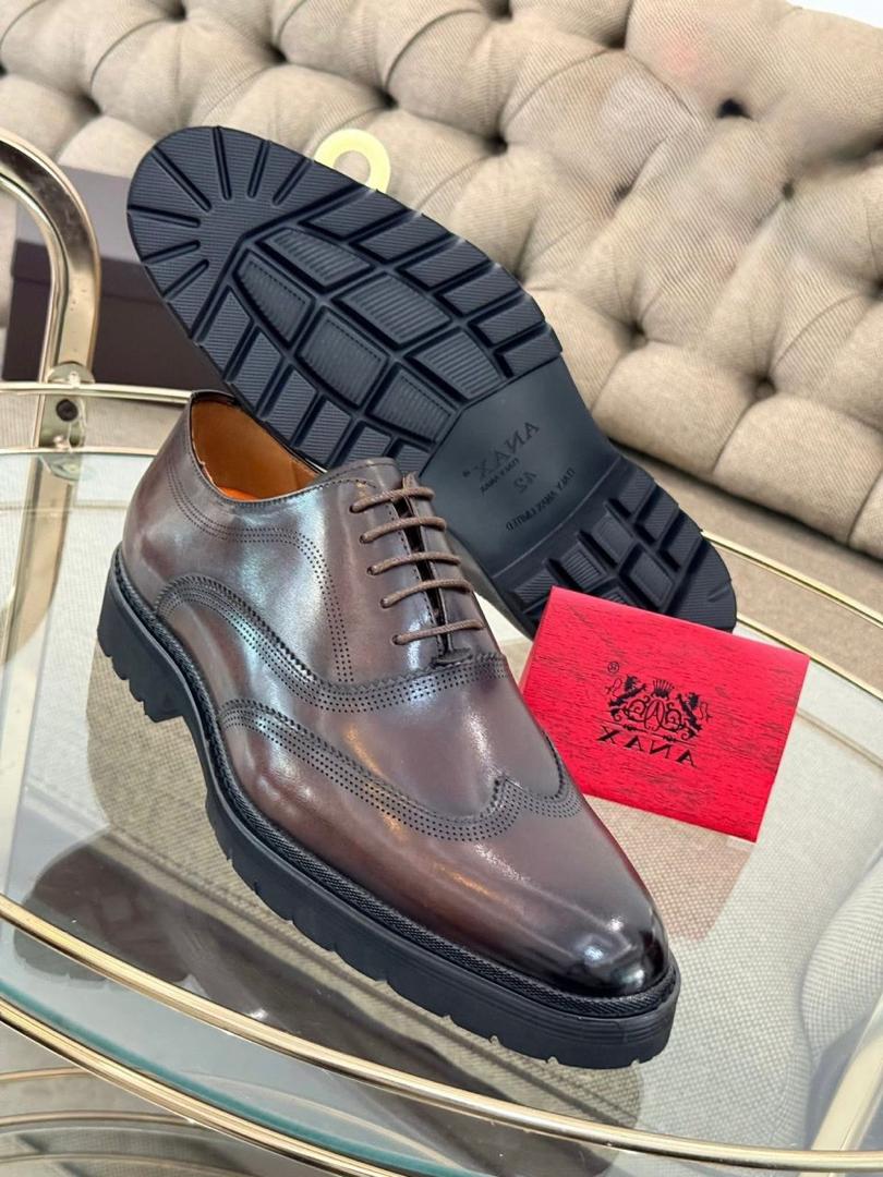 SOULIER AN@X matière cuir semelle gomme