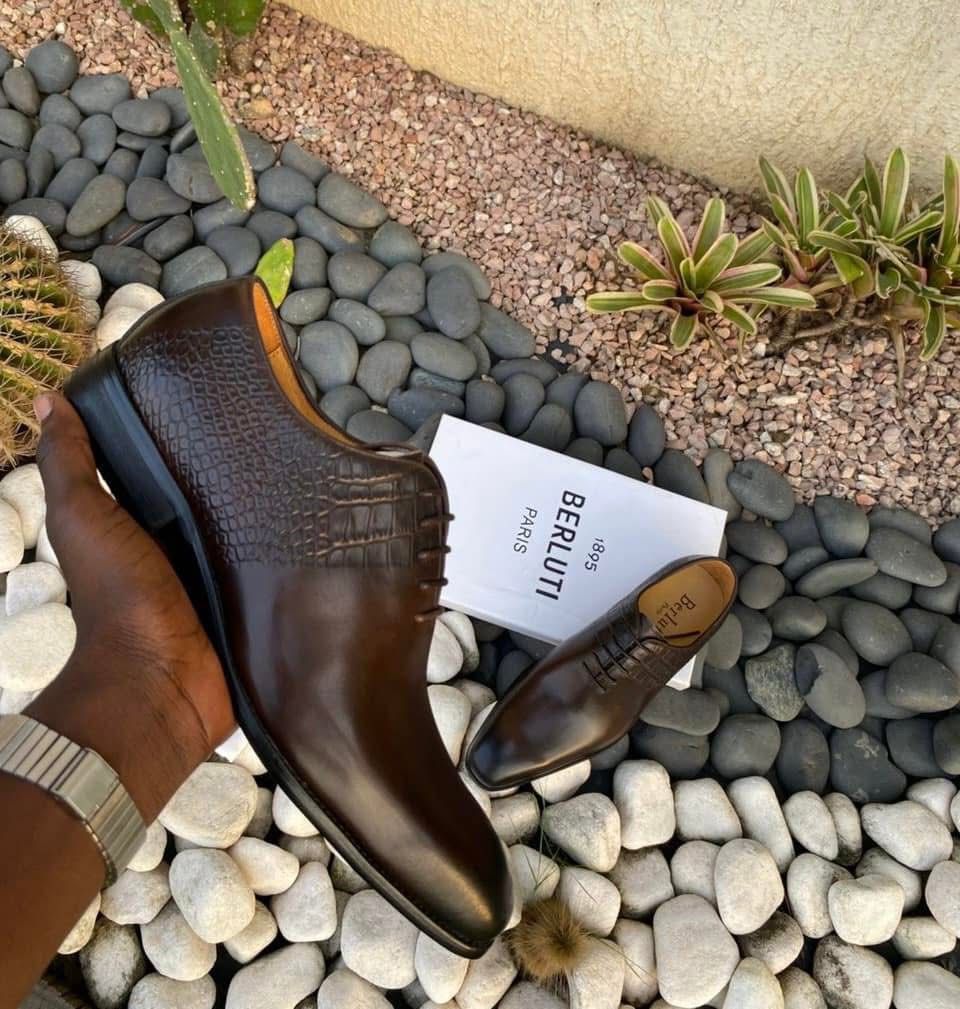 SOULiER BERLUT LAMARQUE PARISIENNE MATIÈRE CUIR