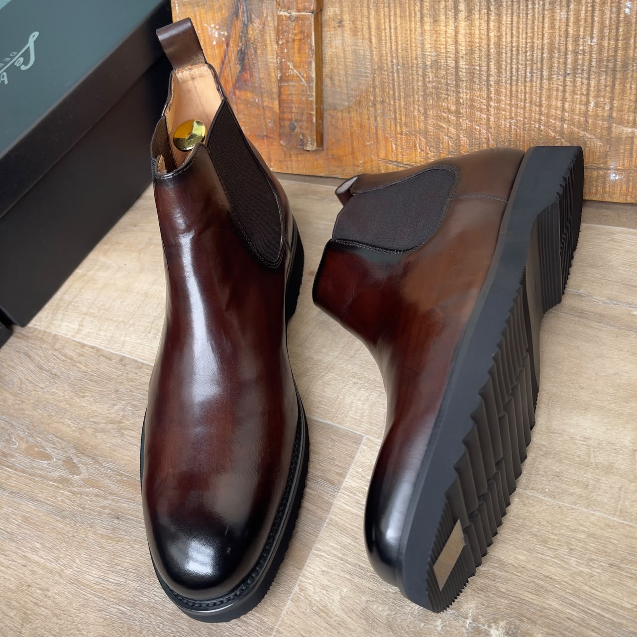 SOULiER bouten gaine matière cuir