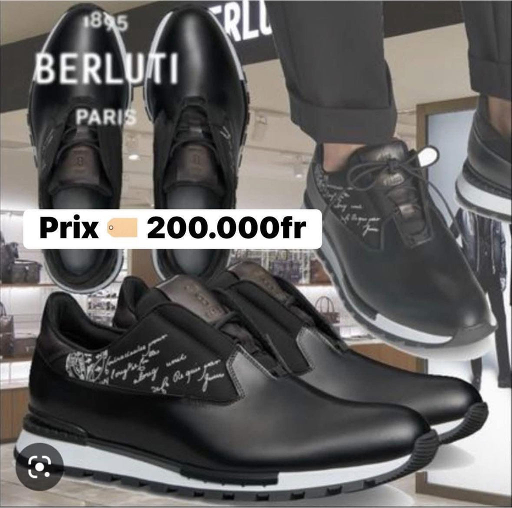 BERLUT PARISIENNE MATIÈRE CUIR SAMELLE GOMME