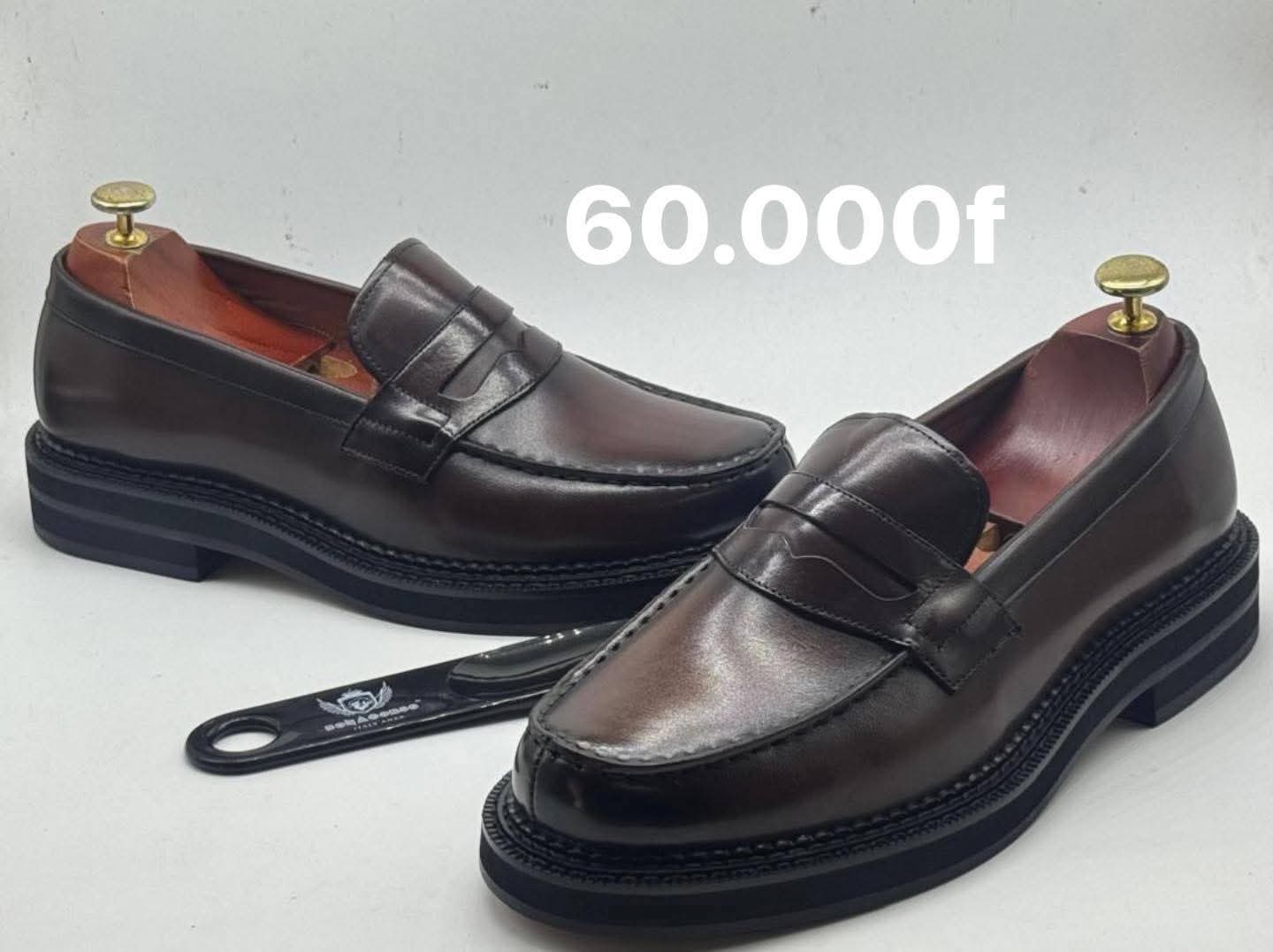 Mocassin en cuir