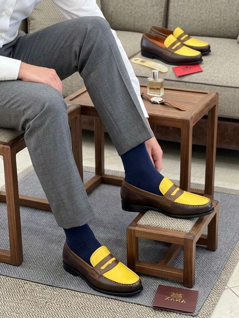 MOCASSINS Anax Lamarque Italienne matière cuir