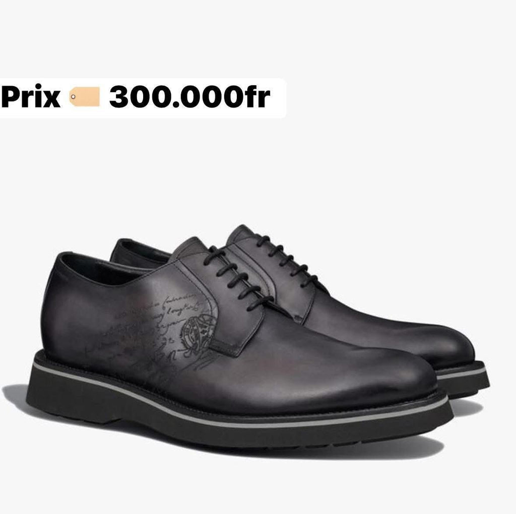 BERLUT PARISIENNE MATIÈRE CUIR SAMELLE GOMME