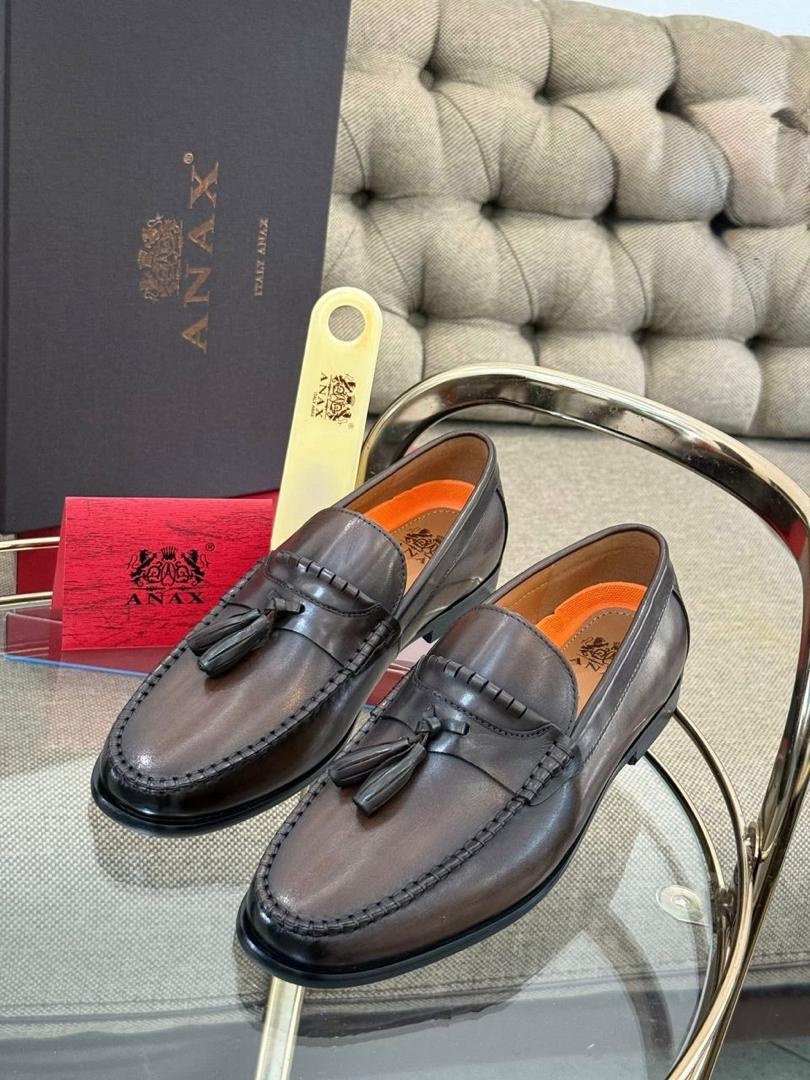 AN@X MOCASSINS MATIÈRE EN CUIR