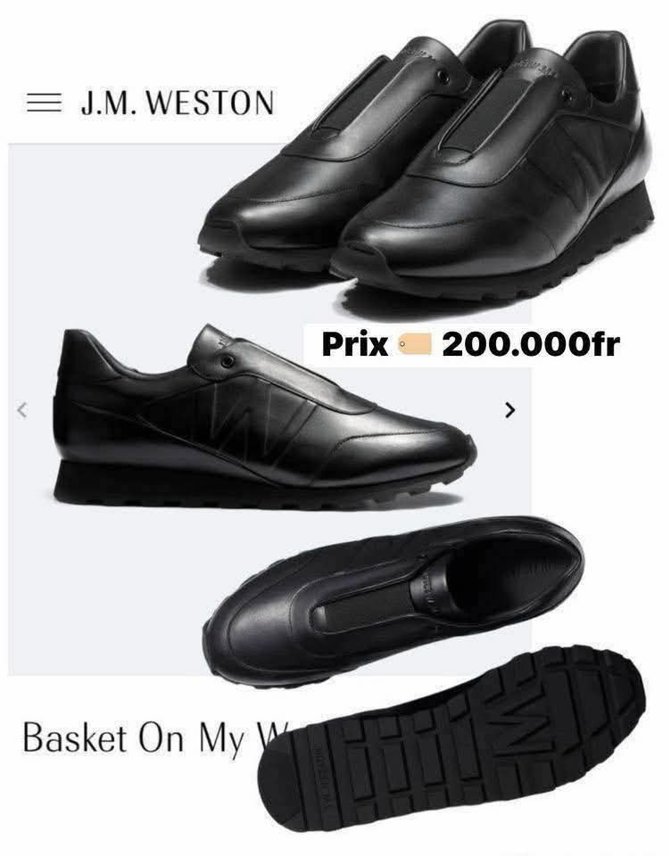 J.M.WESTON LAMARQUE PARISIENNE MATIÈRE CUIR SAMELLE GOMME