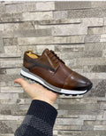 Hansberg matière cuir semelle gomme