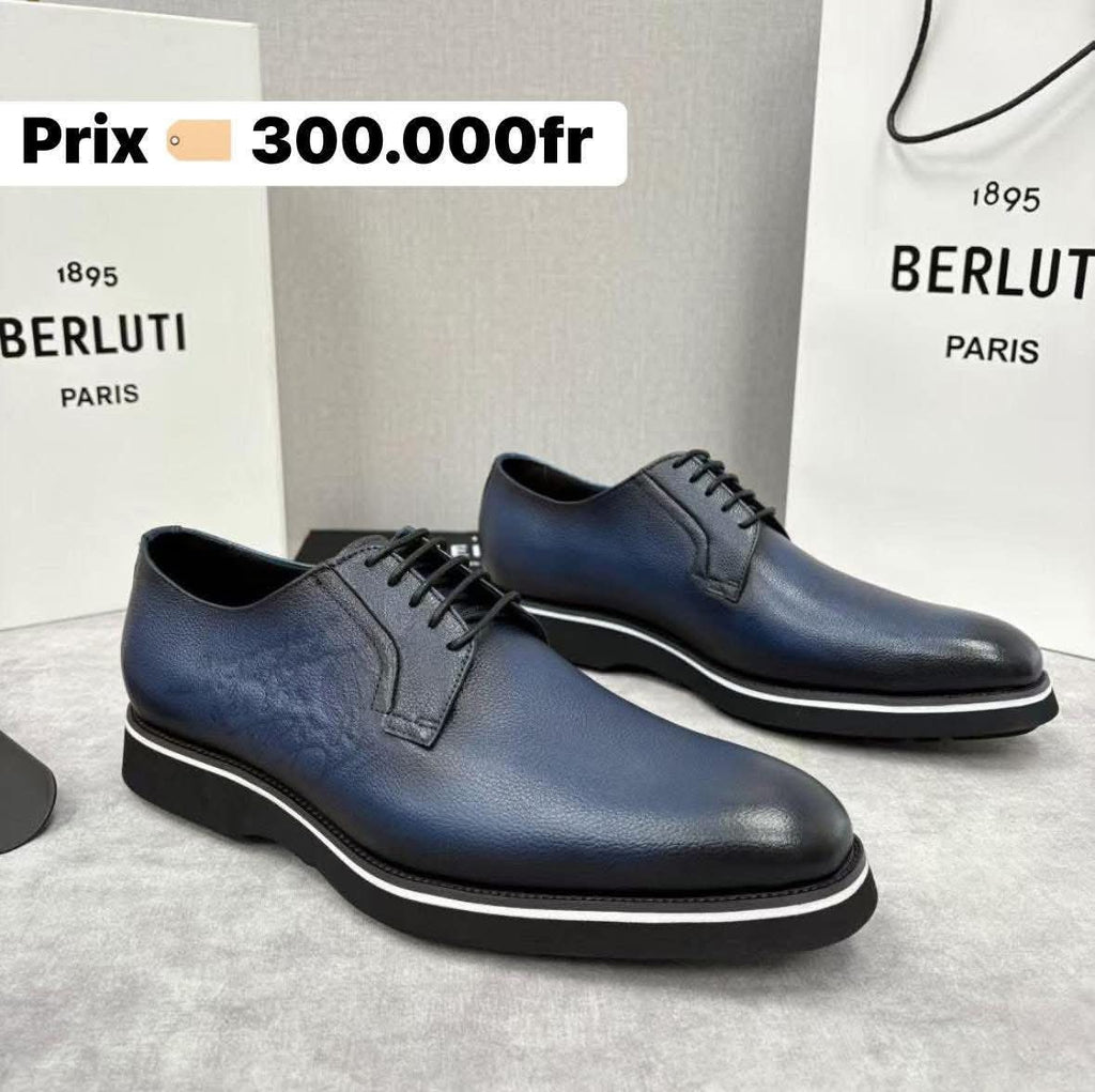 BERLUT PARISIENNE MATIÈRE CUIR SAMELLE GOMME