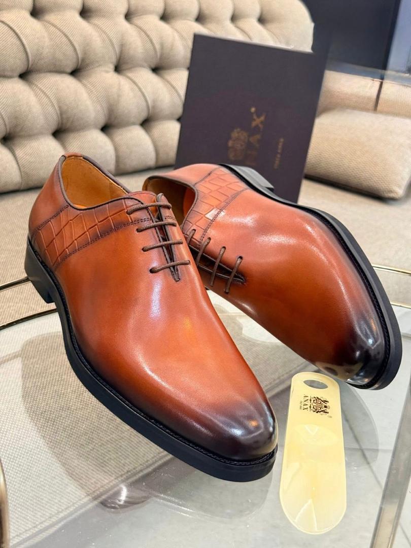 SOULIER AN@X MATIÈRE EN CUIR