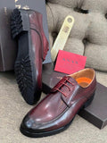 SOULiER AN@X MATIÈRE EN CUIR SAMELLE GOMME