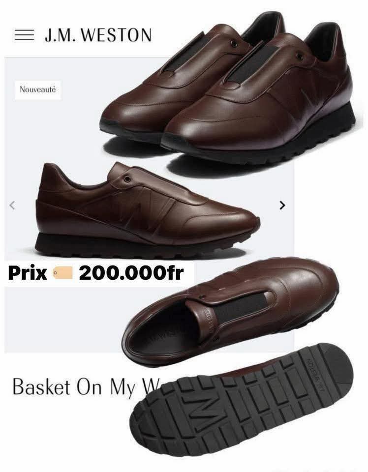 J.M.WESTON LAMARQUE PARISIENNE MATIÈRE CUIR SAMELLE GOMME