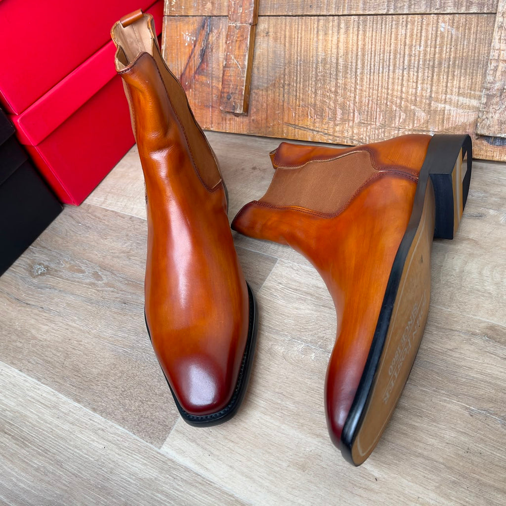 SOULiER bouten gaine matière cuir