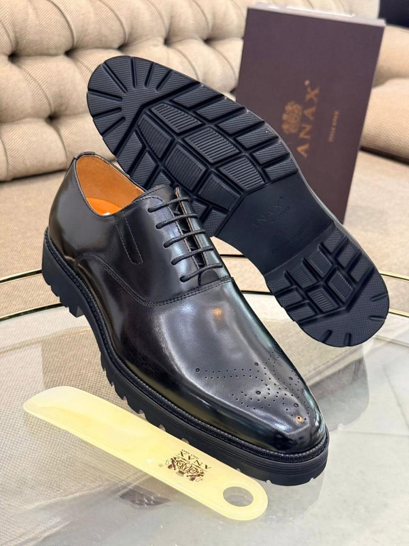 SOULIER AN@X  MATIÈRE EN CUIR SAMELLE GOMME