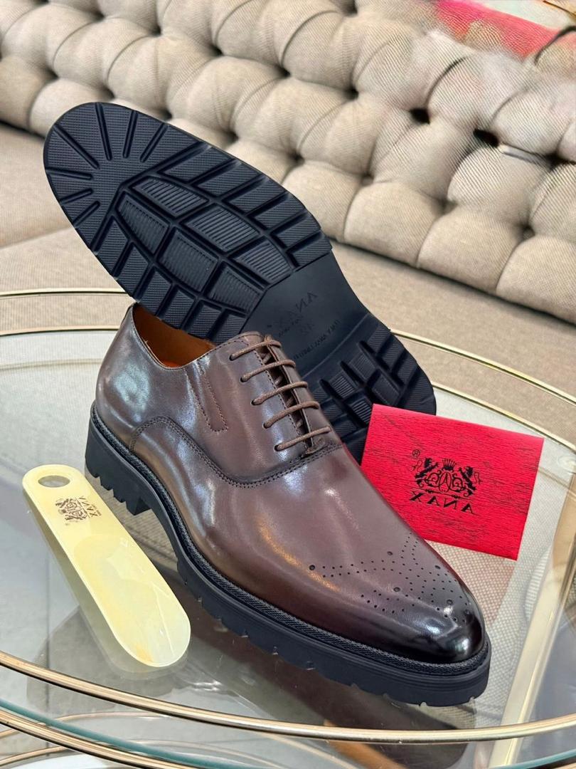 SOULIER AN@X matière cuir semelle gomme