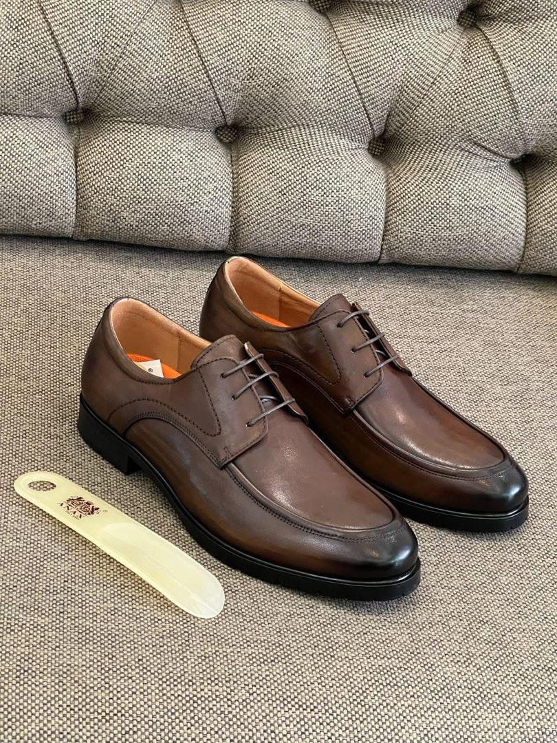 SOULiER AN@X MATIÈRE EN CUIR SAMELLE GOMME