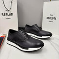 BERLUT MATIÈRE EN CUIR SAMELLE GOMME
