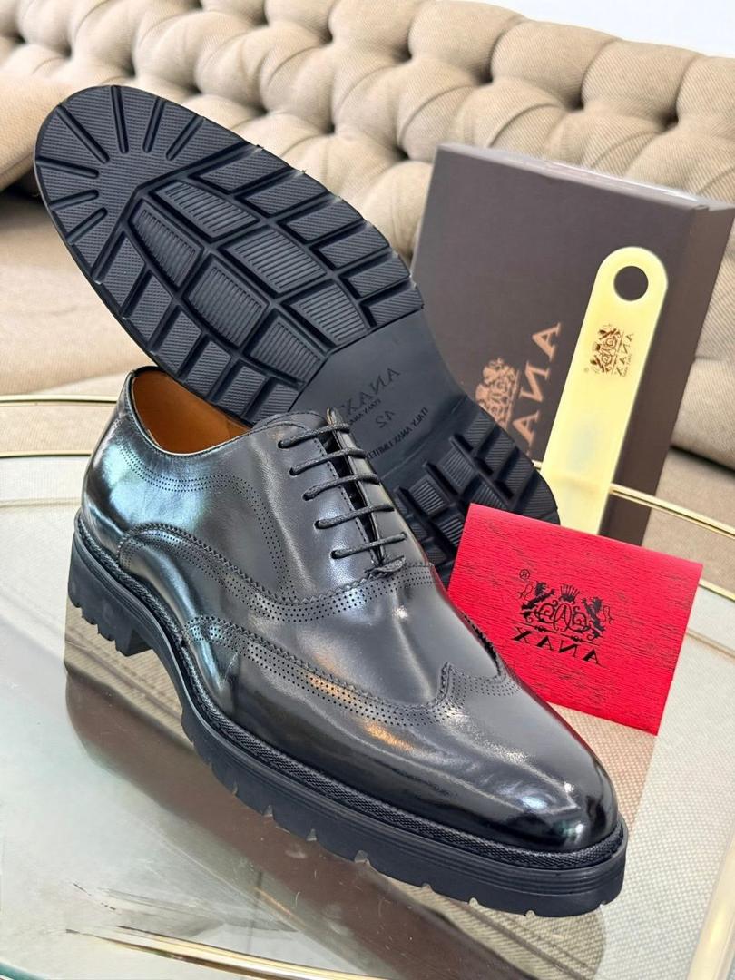 SOULIER AN@X  MATIÈRE EN CUIR SAMELLE GOMME