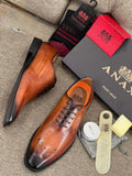 SOULIER AN@X MATIÈRE EN CUIR